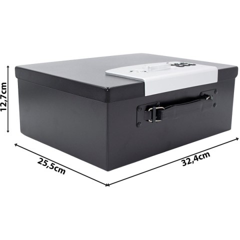 SEJF Z ZAMKIEM CYFROWYM 32,4x12,7x25,5CM 1068756 SASKA GARDEN