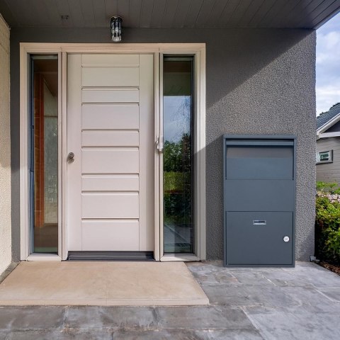 SKRZYNKA NA PRZESYŁKI KURIERSKIE STOJĄCA 23X41X75CM 1068732