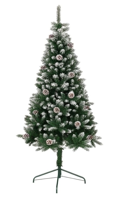 Choinka ośnieżona świerk Eve z szyszkami 180 cm Choinka ośnieżona świerk Eve z szyszkami 180 cm