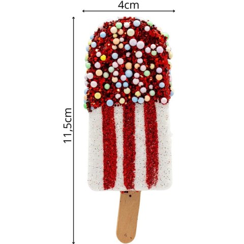 LODY DEKORACJA WISZĄCA 3SZT BIAŁY LODY DEKORACJA WISZĄCA 3SZT BIAŁY