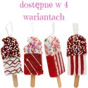 LODY DEKORACJA WISZĄCA 3SZT BIAŁY LODY DEKORACJA WISZĄCA 3SZT BIAŁY