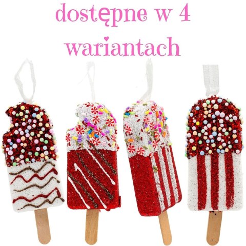 LODY DEKORACJA WISZĄCA 3SZT BIAŁY LODY DEKORACJA WISZĄCA 3SZT BIAŁY