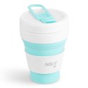 NC4103 KUBEK SILIKONOWY SKŁADANY 355ML MIĘTOWY NILS CAMP