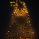 MIKOŁAJ OGRODOWY STOJAK CIEPŁY BIAŁY LAMPKI LED NA BATERIE 29,5x67,5CM LUCA MIKOŁAJ OGRODOWY STOJAK CIEPŁY BIAŁY LAMPKI LED NA BATERIE 29,5x67,5CM LUCA