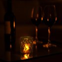 MINI LAMPA DEKORACYJNA 6 CM AMBER CIEPŁY BIAŁY 1 LED MINI LAMPA DEKORACYJNA 6 CM AMBER CIEPŁY BIAŁY 1 LED