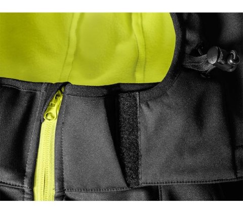 KURTKA MIX&MATCH SOFTSHELL CZARNO-ŻÓŁTA ROZMIAR M