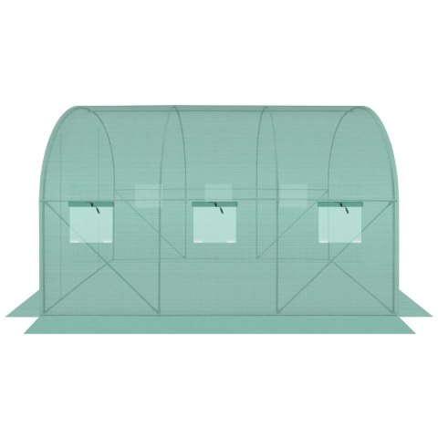 SZKLARNIA TUNEL OGRODOWY 200X300X200CM PE KONTRUKCJA STAL ZIELONA