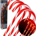 LAMPA NAZIEMNA LASKA CUKROWA NA BATERIE 8 LED 74 CM ZESTAW 4 SZT LAMPA NAZIEMNA LASKA CUKROWA NA BATERIE 8 LED 74 CM ZESTAW 4 SZT
