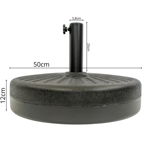 PODSTAWA DO PARASOLA OGRODOWEGO 22KG SASKA GARDEN