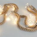 WĄŻ ŚWIETLNY 30LED 280 CM CIEPŁY BIAŁY JUTA WĄŻ ŚWIETLNY 30LED 280 CM CIEPŁY BIAŁY JUTA