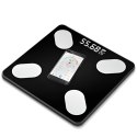 Waga analityczna inteligentna łazienkowa Bluetooth do 180 kg LCD