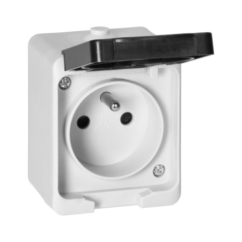 GNIAZDO POJEDYŃCZE 2P+Z AQUATIC MINI IP54