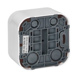 GNIAZDO POJEDYNCZE TODO 2P+Z IP20, BIAŁY