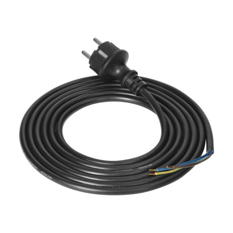 PRZEWÓD PRZYŁĄCZENIOWY WTYCZKA GUMA 3*1.5MM2 IP44, 3M