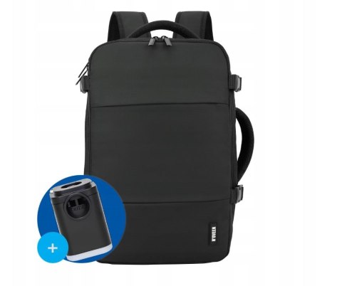 Plecak Podróżny Kabinowy z pompką NOVEEN CTB500 Black 40x20x25
