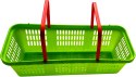 KOSZYK PLASTIKOWY NA OWOCE I WARZYWA AŻUROWY Z RĄCZKĄ