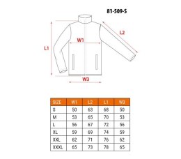 POLAR ROBOCZY BASIC, CZARNY, ROZMIAR S