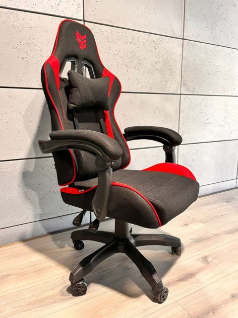 Fotel obrotowy gamingowy ENZO XL RED FABRIC