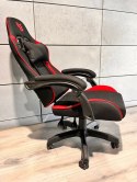Fotel obrotowy gamingowy ENZO XL RED FABRIC