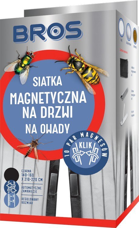 SIATKA MAGNETYCZNA NA DRZWI KLIK 100*220 CZARNA SIATKA MAGNETYCZNA NA DRZWI KLIK 100*220 CZARNA