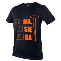 T-SHIRT Z NADRUKIEM MA SIĘ DA ROZMIAR XXXL