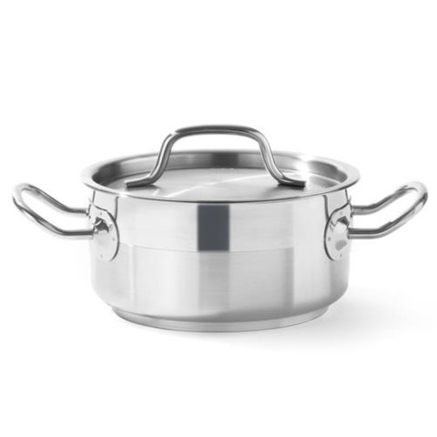 Garnek niski Profi Line z pokrywką 1,5 l śr. 160 x 75 h - Hendi 830000 Garnek niski Profi Line z pokrywką 1,5 l śr. 160 x 75 h - Hendi 830000