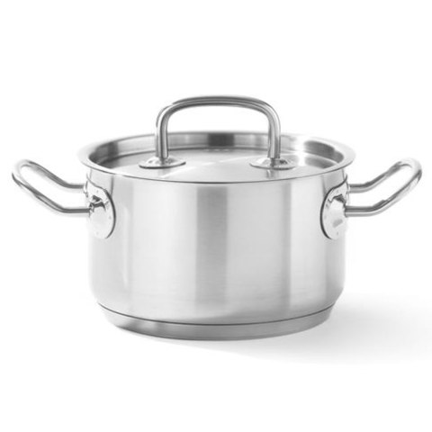 Garnek średni Kitchen Line z pokrywką 9 l śr. 280 x 155 h - Hendi 836408 Garnek średni Kitchen Line z pokrywką 9 l śr. 280 x 155 h - Hendi 836408